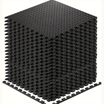 Interlocking Black EVA Fitness Mats Set (20pcs)-4