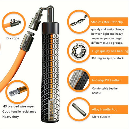 High-Performance Adjustable Fitness Speed Skipping Rope-4