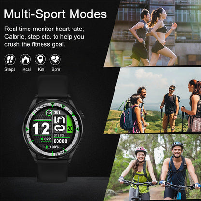 Smart Watch Fitness Tracker with Heart Rate Blood Oxygen Blood Pressure Sleep Monitor 100 Sports Modes Step Calorie Counter Activity Health Trackers IP68 Waterproof-3