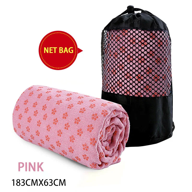 Non-Slip Portable Yoga Towel & Fitness Mat-4