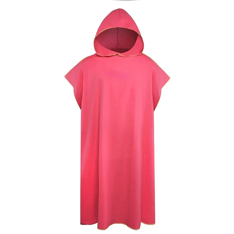 Quick-Drying Hooded Bathrobe for Swimming & Fitness-0