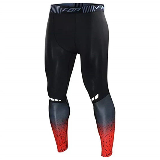 Men's Quick-Dry Compression Running & Fitness Leggings-0
