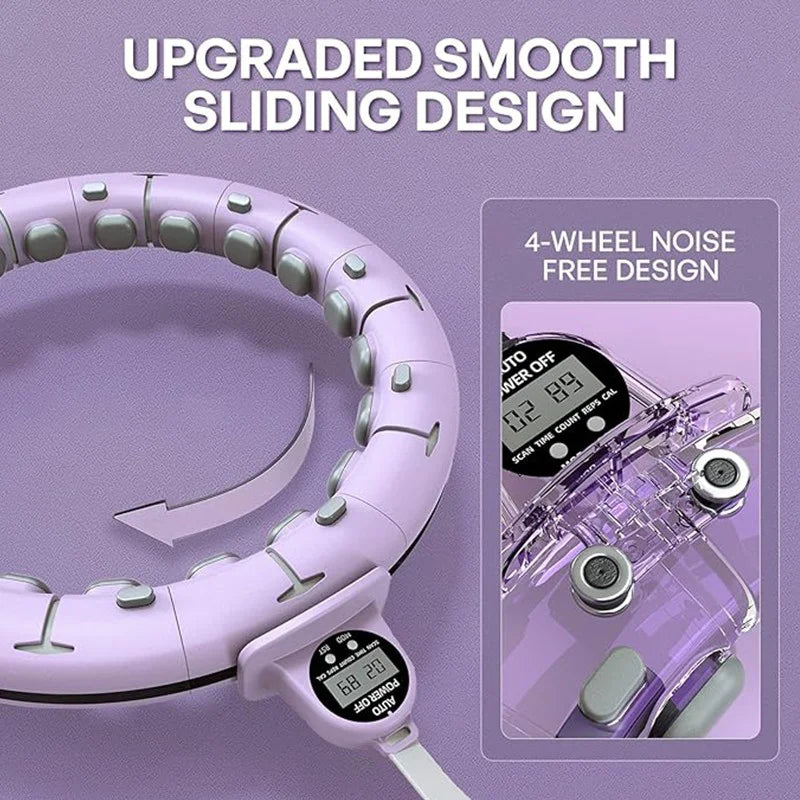 Weighted Fitness Hoop with Counter-4