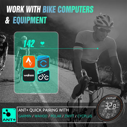 Heart Rate Monitor Armband Bluetooth 5.1 ANT Fitness Sensor Black-2