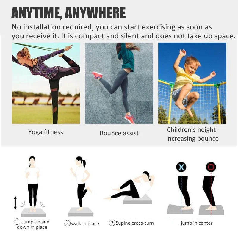 Thicken Yoga Mat Non-Slip Trampoline Fitness-1