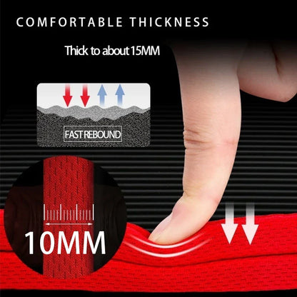 Thick Yoga Mat for Fitness & Pilates-3