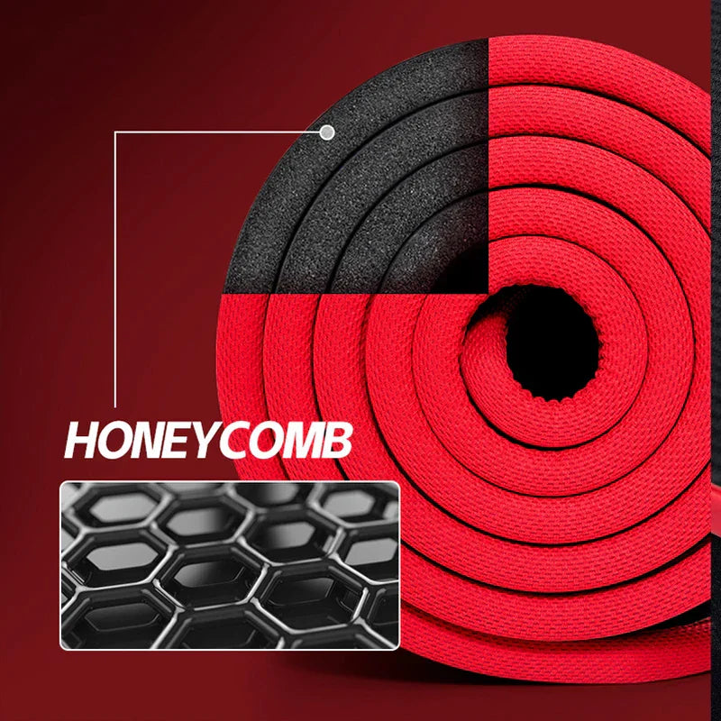 Thick Yoga Mat for Fitness & Pilates-4