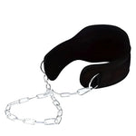 1pc Fitness Weighted Belt with Chain - Black-0