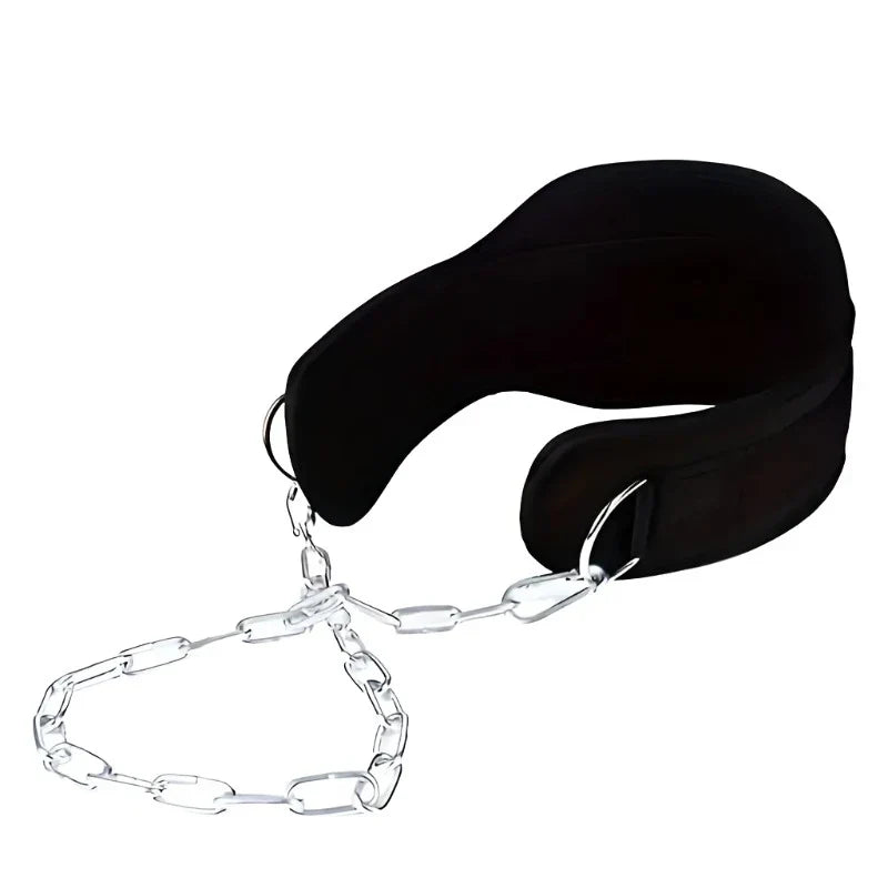 1pc Fitness Weighted Belt with Chain - Black-0