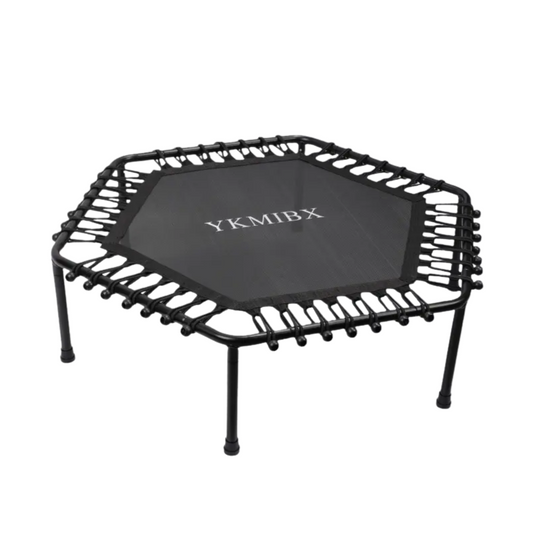 Hexagonal Fitness Trampoline Quiet Bounce Home Gym-0